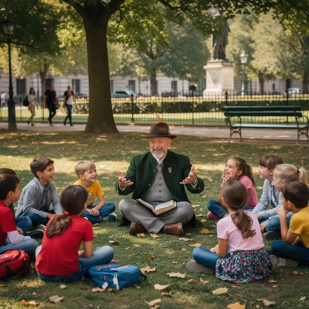 Ein Г¤lterer Mann liest ein klassisches philosophisches Werk in einem gemГјtlichen CafГ©.